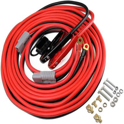 China Car Engine 1-Gauge Jumper Battery Cables Car Booster Cable 800a Permanent Installation Kit With Quick Connect Plug for sale