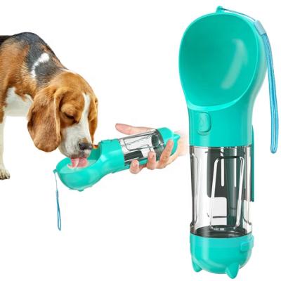 China Stored 2 In 1 Outdoor Portable Pet Bottle Dog Drinking Water Bottles For Dogs for sale