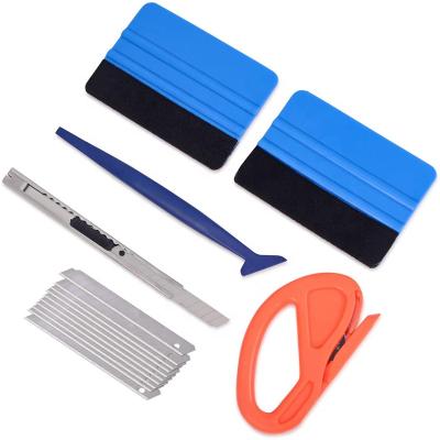 China Car Wrapping Vehicle Vinyl Wrap Tool Window Tint Film Tool Kit For Car Wrapping for sale