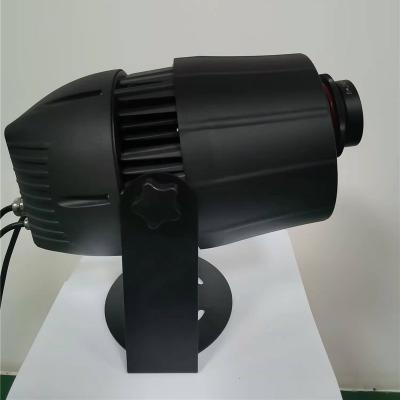 China Die-casting logo 65w/80w/100w/150w/200w ip65 aluminum waterproof advertising light lamp rotating led light with logo for sale