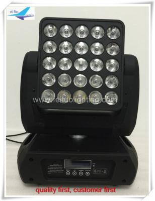 China Stage matrix array moving head 25x12w beam rgbw 4 in 1 led lyre main beam stage lighting stage moving head for sale