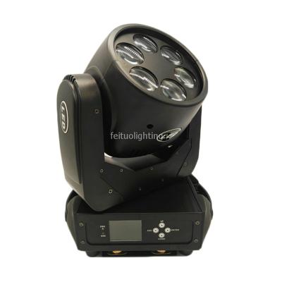 China Stage 6*25w rgbw 4in1 effect moving head-beam moving beam head light DJ disko lighting for sale