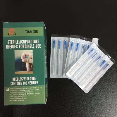 China disposable needle with tube acupuncture chinese supplier TX-gz170 for sale