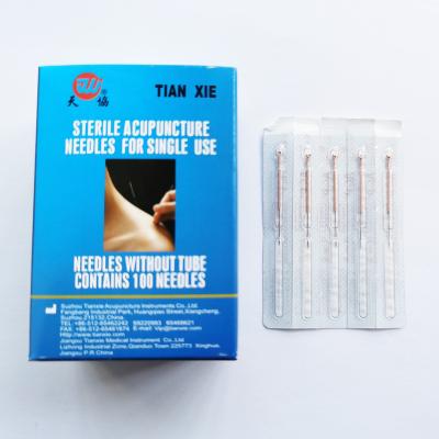 China 1in Body Acupuncture Needles Cooper-thread Handle With CE Certificate for sale