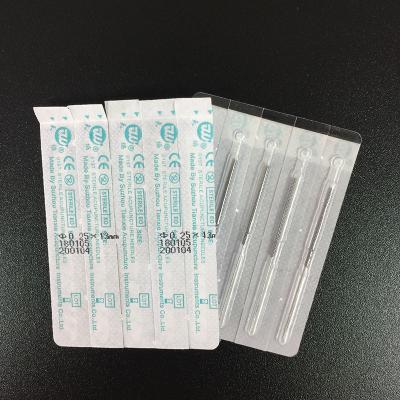 China Hot Selling Sterile Steel Wire Handle Disposable Acupuncture Needle TX-kz170 for sale