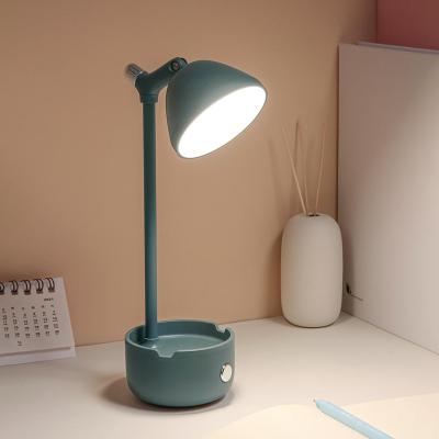 China YIZHI Modern Wholesale Wireless Rechargeable Contact Led Table Lamp Eye Protection Lamp Desk Lamp For Study Office for sale