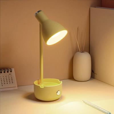 China Modern YIZHI Eye Protection Touch Dimming Type Usb Rechargeable Portable Desk Lamp For Book Reading Indoor Lighting Led Table Lamp for sale