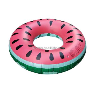 China EN-71 PVC Watermelon Inflatable Swimming Ring For Pool Beach for sale