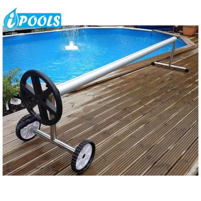 China 304 Stainless Steel Solar Heater Protective Collector Coil Roll Pool Cover Roll Cover Roll Luxury Heavy Weighted Coils for sale