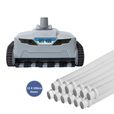 China Mounting newcomer WIT400 robotic pool wall cleaner for swimming pools inground pools comparable to Zodiac MX6 MX8 for sale