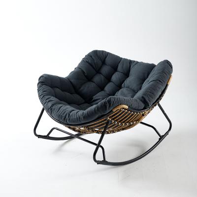 China Factory Pricevery Adjustable (Height) Outdoor Comfortable Rocking Chair Comfortable Rock Rattan Chair for sale