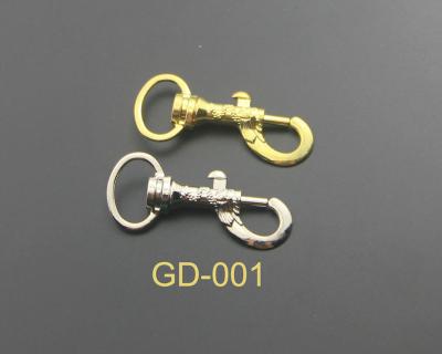 China durable.attractive china new arrive metal embossing process dog swivel zinc alloy hook pave diamond lobster clasp for sale