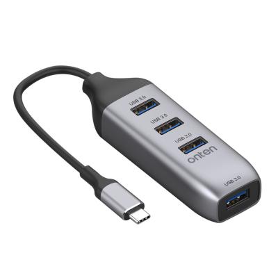 China Expands One Port USB-C to USB Port Supplement Type C 4 Port USB 3.0 to Multiport USB 3.0 to USB C Hub for sale