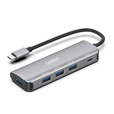 China USB-C Port to USB 3.0 Four Port USB C Hub Type C Docking Station with 4 Port USB 3.0 USB C Dock for sale