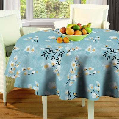 China Factory Modern Custom Rectangle Plastic Blue Tablecloth For Party Wedding Decoration Outdoor Tablecloth Cover for sale