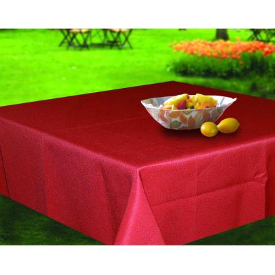 China Cotton Waterproof Round Table Cloth Tablecloth Gold Custom Print for sale