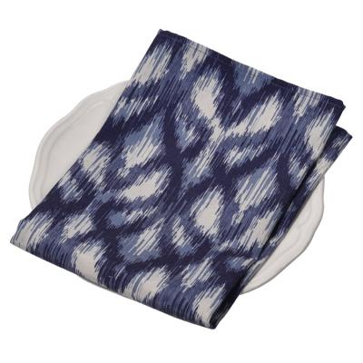 China Simple Home Modern Table Runner Navy Blue and White Table Runner for sale