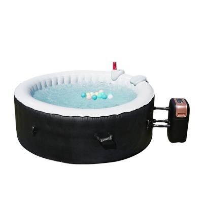 China Easy installation; PVC Garden Hot Tub Whirlpool Outdoor Foldable Plastic Inflatable Bathtub 2/4/6 Person Inflatable Strength And Durability Spa Hottub For Massage for sale