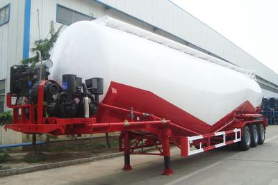 China 50m3 cement bulker 3 axle bulk cement tanker trailer hot sale for sale