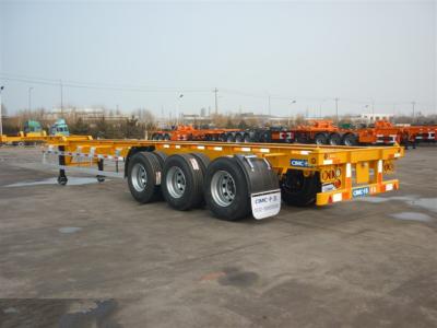 China Skeletal chassis 40ft container trailer price China manufacturer for sale