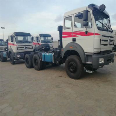 China Beiben 2638 RHD LHD 380hp Beiben tractor truck trailer head truck for sale