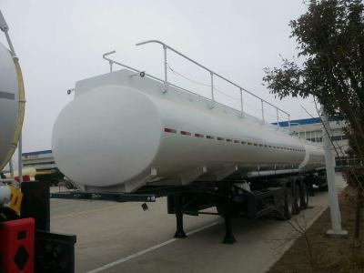 China Low price Oil tanker truck trailer palm oil tanker 3 axles for sale