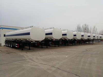 China 3 AXLES 12 WHEELS FUEL TANKER TRAILER 50000 LITERS for sale