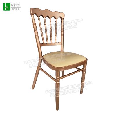 China Hot Sale Rose Gold Napoleon Chair Wedding Chair for sale