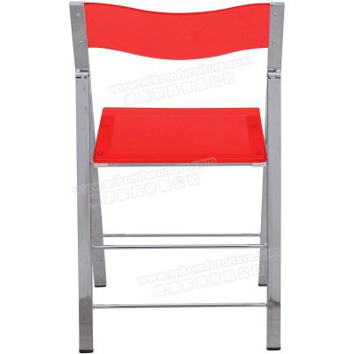 China Hot sale superior quality Modern Style cheap clear folding chair sillas plegables for sale