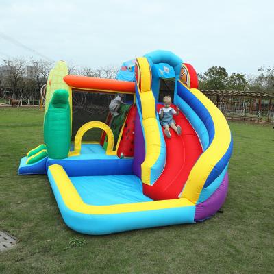 China PVC Oxford Bouncer Indoor Outdoor, Inflatable Bounce House Kids Amusement Park Jumping Inflatable Bouncers Castles for sale