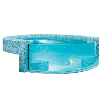 China Lightweight Fast Transparent Borderless Acrylic Outdoor Glass Swimming Pool Family Hotel Swimming Pool for sale