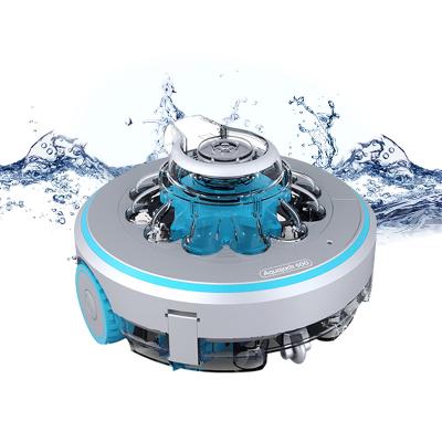 China Pool Pro Cordless Rechargeable 60mins Deep Water Robotic Waterproof Cleaner For Swimming Pool for sale