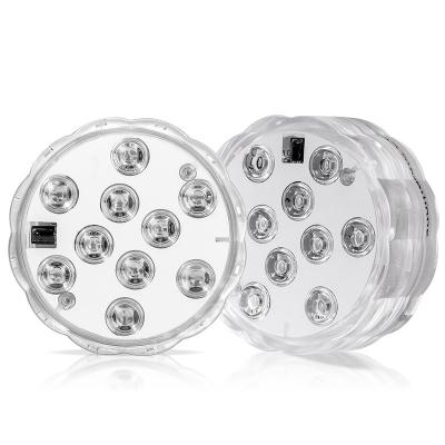 China Garden RGB IP68 Waterproof Colorful Control LED Underwater Lighting Swimming Pool Light for sale