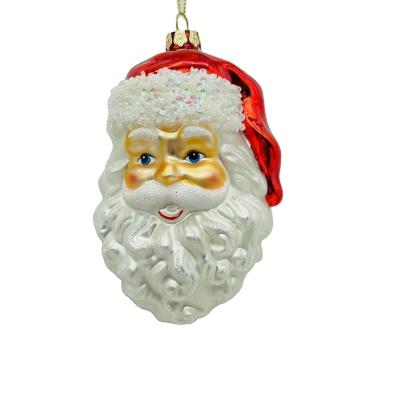 China Handblown Christmast Ornament Glass Ornaments Gifts Christmast Glass OrnamentsChristmas Santa Ornaments for sale