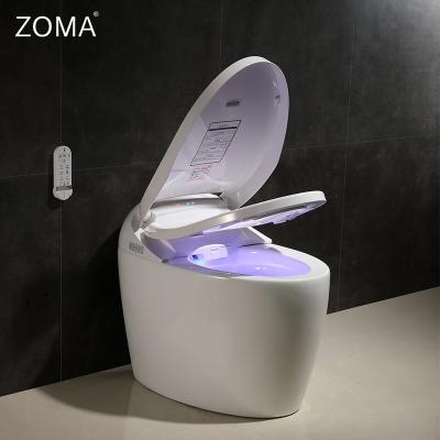 China Zoma Cost-Effective Tankless Smart Toilet Fast-Heat Hidden Ceramic Toilet Cistern Function for sale