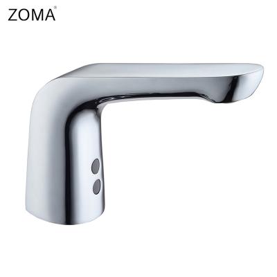 China Sense Faucets AC/DC Operated Automatic Sensor Faucet For Bathroom Sink Immediately Without Touch Sensor Water Discharge for sale