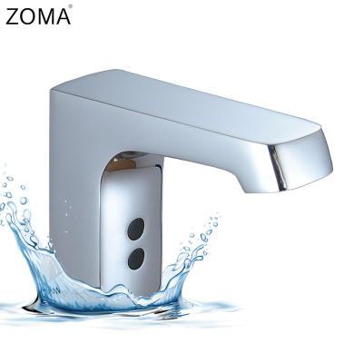 China Touchless Sense Faucets Bathroom Sensor Brass Faucet Outlet Basin Faucet Hotel Apartment Available for sale