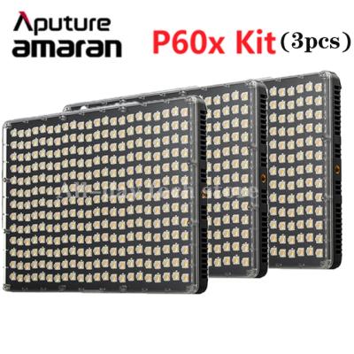 China Aputure Amaran P60C P60X RGBWW Full Color Bicolor 2500K-7500K Sidus Photography Link P60x LED Light Suitable App P60C P60X for sale