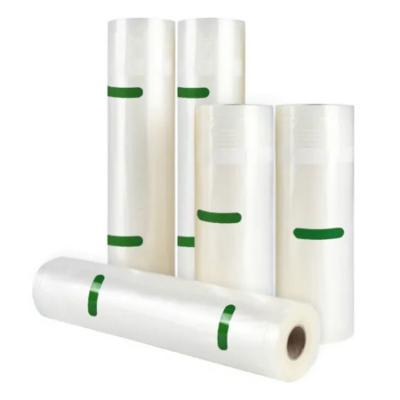 China Safety Vacuum Saver Rolls Packaging Food Clear Vacuum Sealer Plastic Bags On Rolls for sale