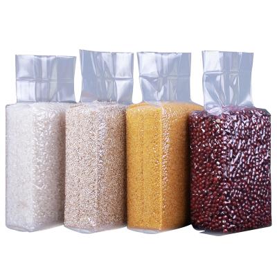 China Recyclable Custom Printed Grains Pack Food Plastic Sealed Packaging Vacuum Compressed Bag for sale