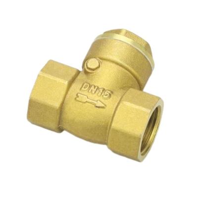 China General Manufacturer's Quality Brass Horizontal 1/2 Check Valve for sale