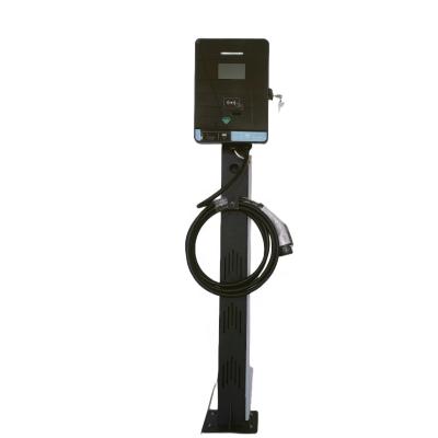 China wholesale AC 7kw 32a home ocpp type2 electric vehicle charger 2 gun car charging station wallbox ev charger TXAC220A07 for sale