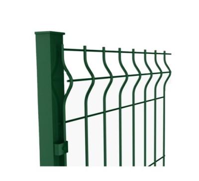 China Easily Assembled Wholesale Outdoor PVC Coated 3D Wire Curved Mesh Fence / Welded Garden Fence Panel for sale