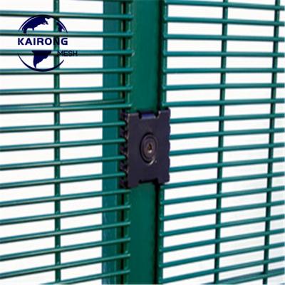 China Wholesale Price High Security Easily Assembled Powder Coated Green Anti Climb 358 Fence for sale