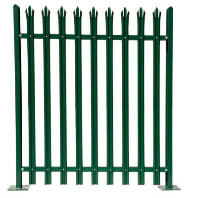 China Low Price Easily Assembled PVC Coated Welded Wire Mesh Wrought Iron Palisade Steel Fencing for sale