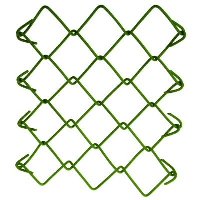 China Easily Assembled High Quality Vinyl Coated PVC Coated Chain Link Fence for sale