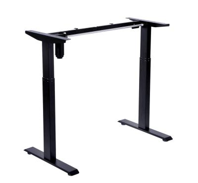 China Low Price Custom 2 Legs Smart Height Adjustable Computer Desk ElectronicLifting Table View Position Desk for sale