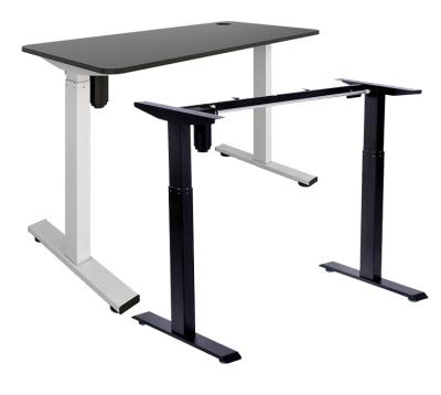 China (Size)Motor Adjustable Simple Cheap Stand Up Desk View Electric Height Adjustable Metal Table Legs Standing Desk For Wholesale for sale