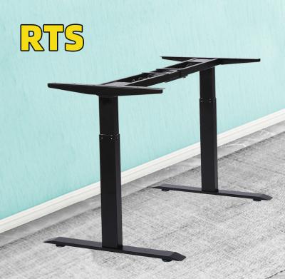 China [Ready To Ship] Low Price [Ready To Ship] Sit Stand Standing Computer Adjustable Height Desk Table Base Adjustable Electric Height for sale