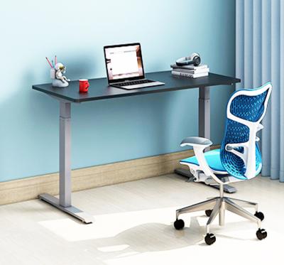 China Office Height Adjustable Standing Desk (Height) Adjustable Frame Furniture Double Deluxe Electric Motor for sale